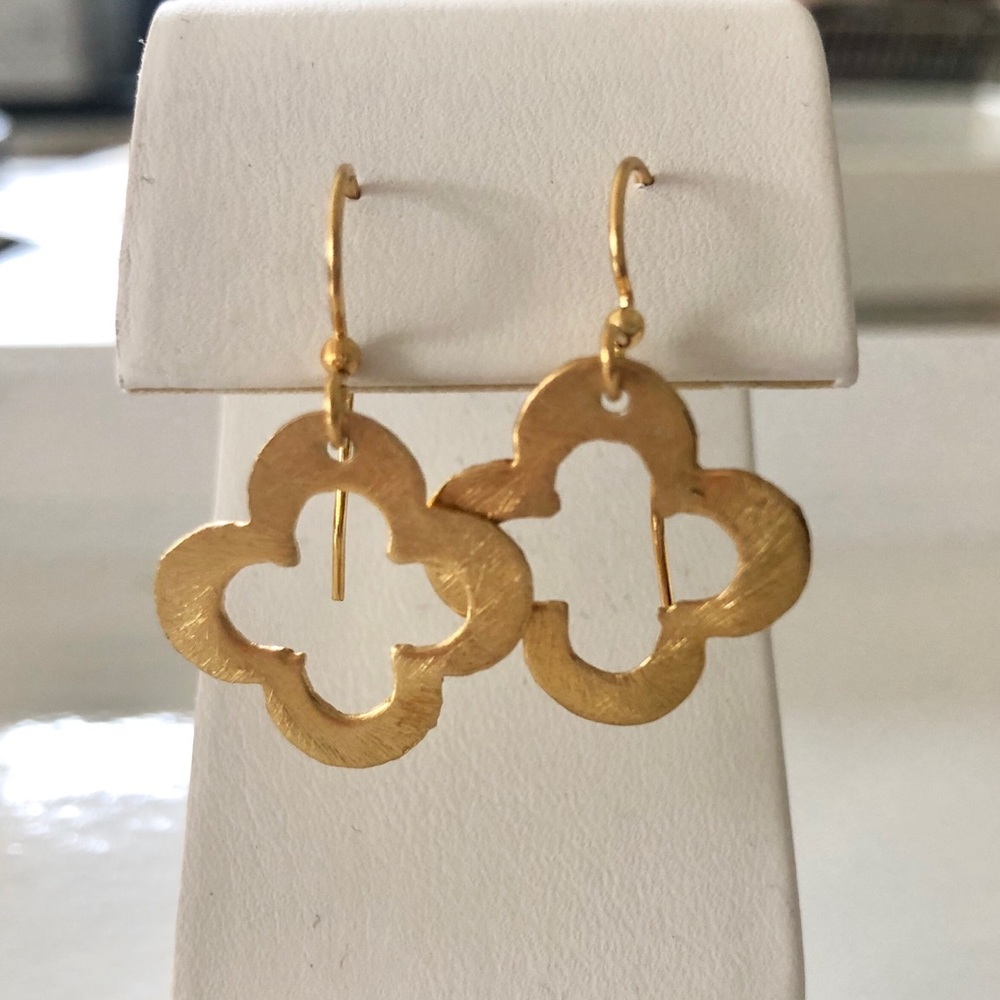 Privileged NYC Brand New Clover Earrings